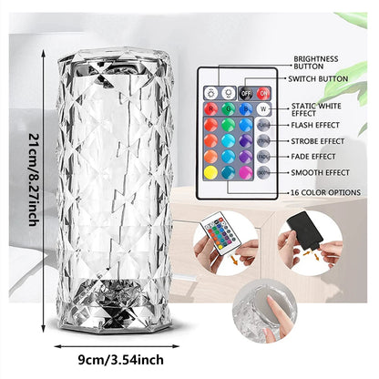 Crystal Aurora Lamp